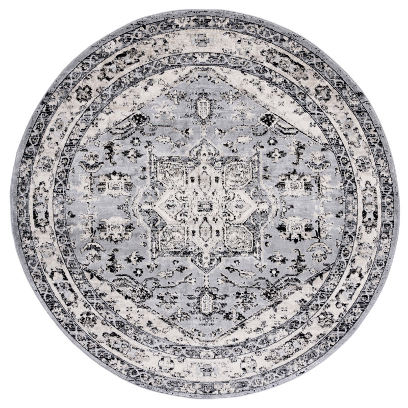 Izaguirre Performance Oriental Rug, Round 6'7"