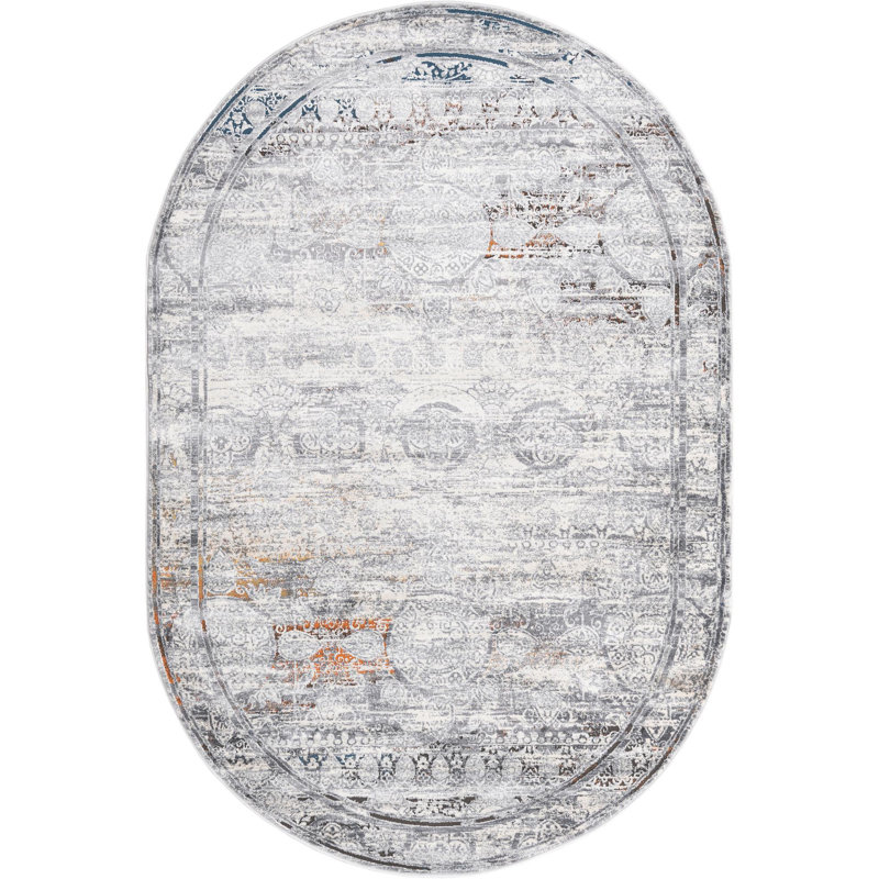 Maly Indoor Rug, Oval 5'3" x 8'