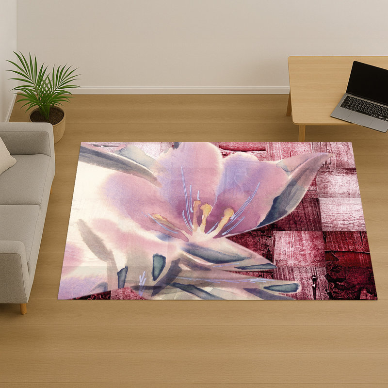 Geometric Area Rug, Runner 70 x 140 cm