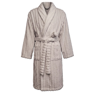 ROBE DE BAIN EN COTON TEXTURÉ WAVY PLUSH PILE - 400 GSM