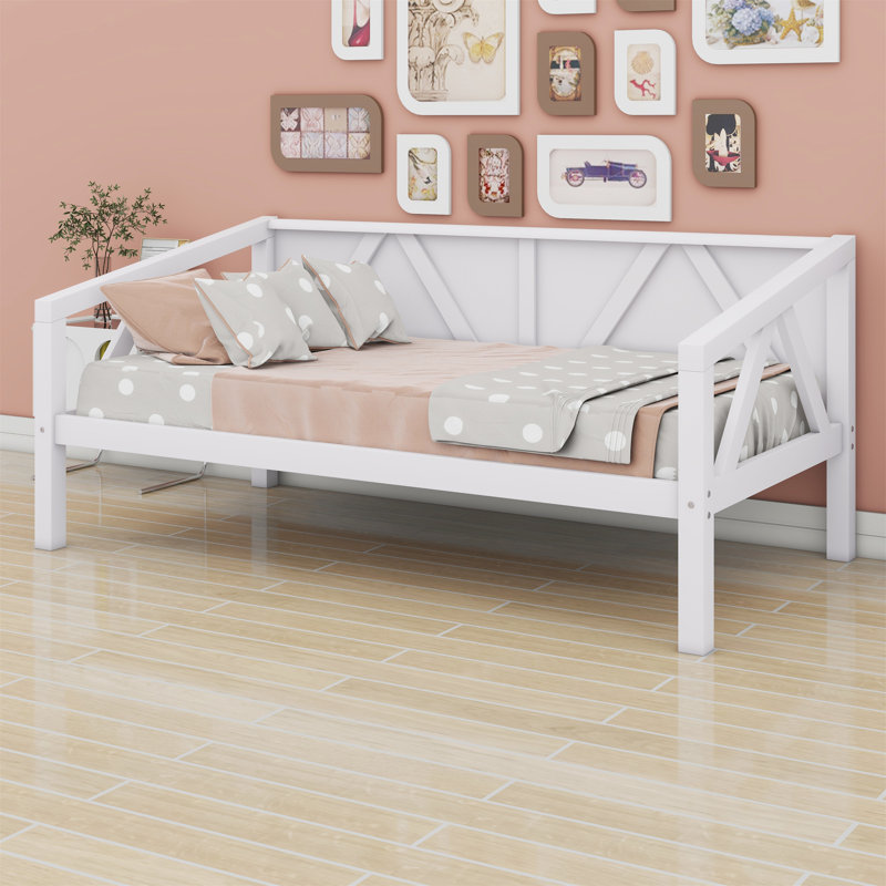 Lit de jour Talore, Blanc, Lit simple