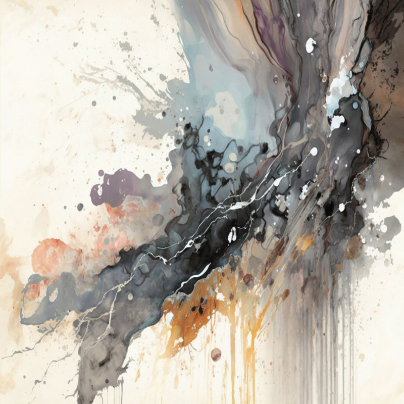 «Jazz Rhythms In Shades Of Grey II», reproduction sur toile, H 12 po x l 20 po x P 1 po, Toile avec cadre flottant noir