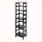 Dorian 4-Tier Storage Shelf Standalone Bookcase Brown Finish, 54.68'' H X 13.14'' W X 11.09'' D
