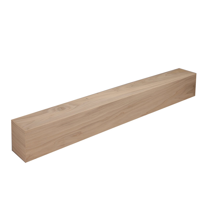 Poplar Floating Shelf, 7.25" H x 48.25" W x 5.25" D