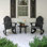 Anette 3-Piece Classic Rocking Chair Set with Matching End/Coffee Table