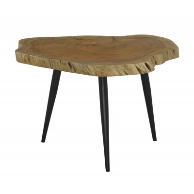 Oliver Accent Table, Oak/Black