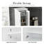 Armoire de salle de bain à 2 portes avec 3 tiroirs