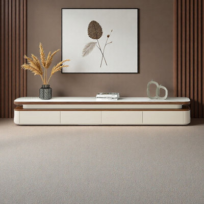 Modern Cream-Style Minimalist TV Stand