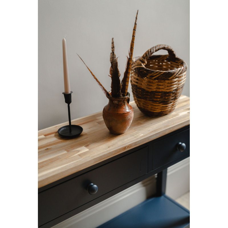 Bayou 143cm Console Table, Navy Blue