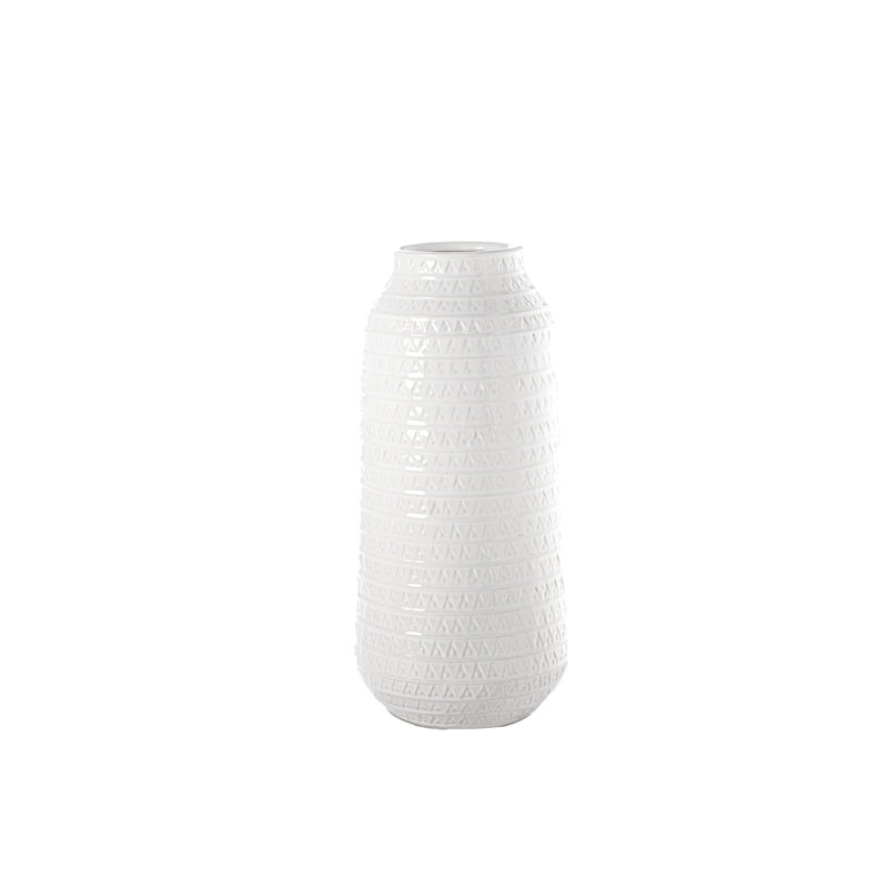 Vase en céramique Xenia, Blanc