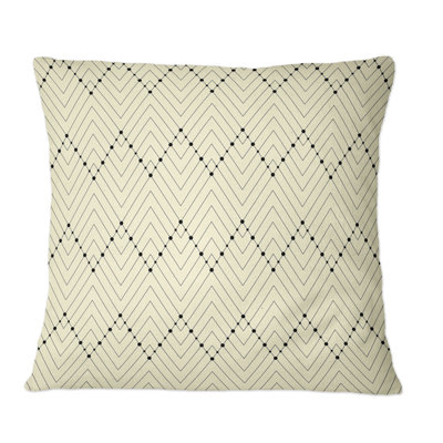 Coussin Beige Triangluar Rhyth