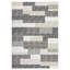 Tapis lavable à motif géométrique moderne avec envers antidérapant-133410602-133410605