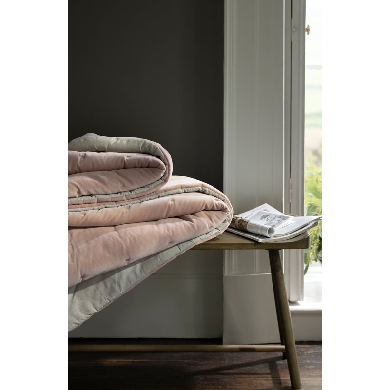 Jaipur Throw Blanket, Dusky Pink