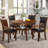 Rituraj 4-Person Wood Round Dining Table Set Kitchen & Dining Room Set-852563465-852563468