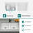 Topcraft 33“ X 19” X 10.33" Drop-In Double-Bowl Quartz Kitchen Sink With Fittings (50/50)-125275739