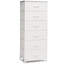 Commode pour femme 6 tiroirs Annyka, blanc-199589631