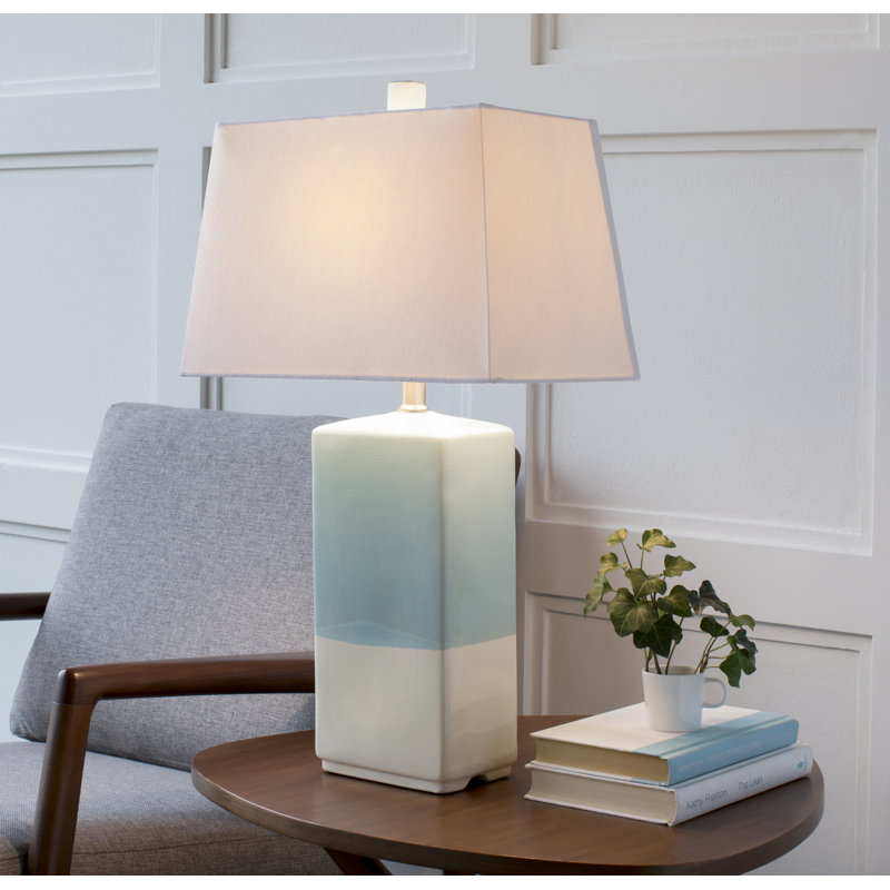 Lampe de table 24,5 po Bonhill, bleu