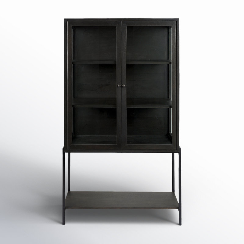 Arelius Curio Cabinet, Dark Brown