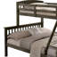 Bruke Twin/Full Size Bunk Bed With Ladder, Slatted Solid Hardwood-100783811