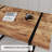 55 Inch Modern Rustic Industrial Dark Wood Tone MDF Dining Table, 1.5" Thick Tabletop & Black Rectangular Metal Legs, Home Kitchen Dinner Table For 4-6 People-1237272166
