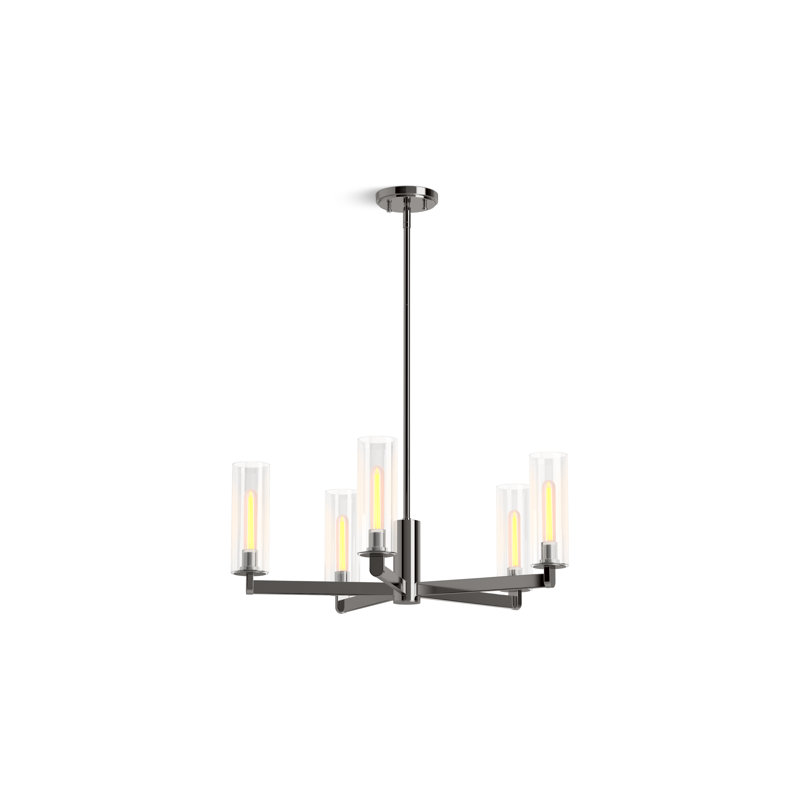 Crue 26 In. Chandelier, Satin
