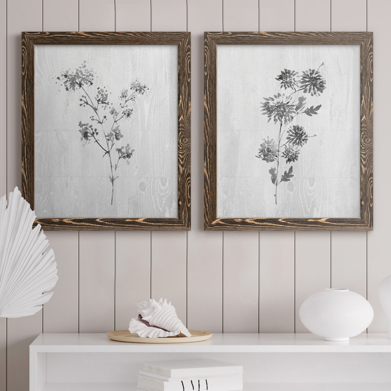Neutre pré - peinture, H 24 po x l 20 po x P 1 po, Toile avec cadre noyer, Pas de tapis