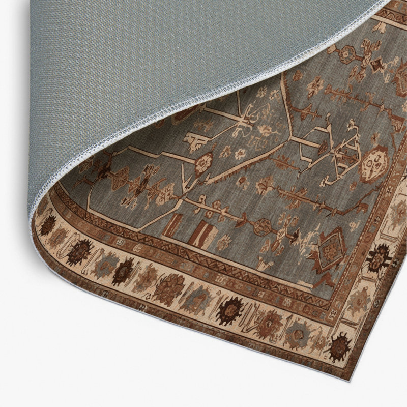 Tapis turc intérieur et extérieur brun, Rectangle 2' x 3'