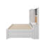 Lit de jour compact compact avec tablettes intégrées et tableau gigogne