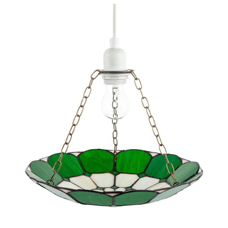 6cm H Glass Bowl Pendant Shade ( No Direct Attachment Method ) in Green