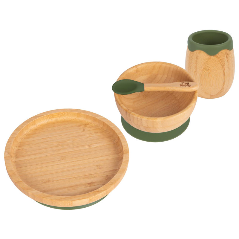 Piece Dinnerware Set, Olive Green