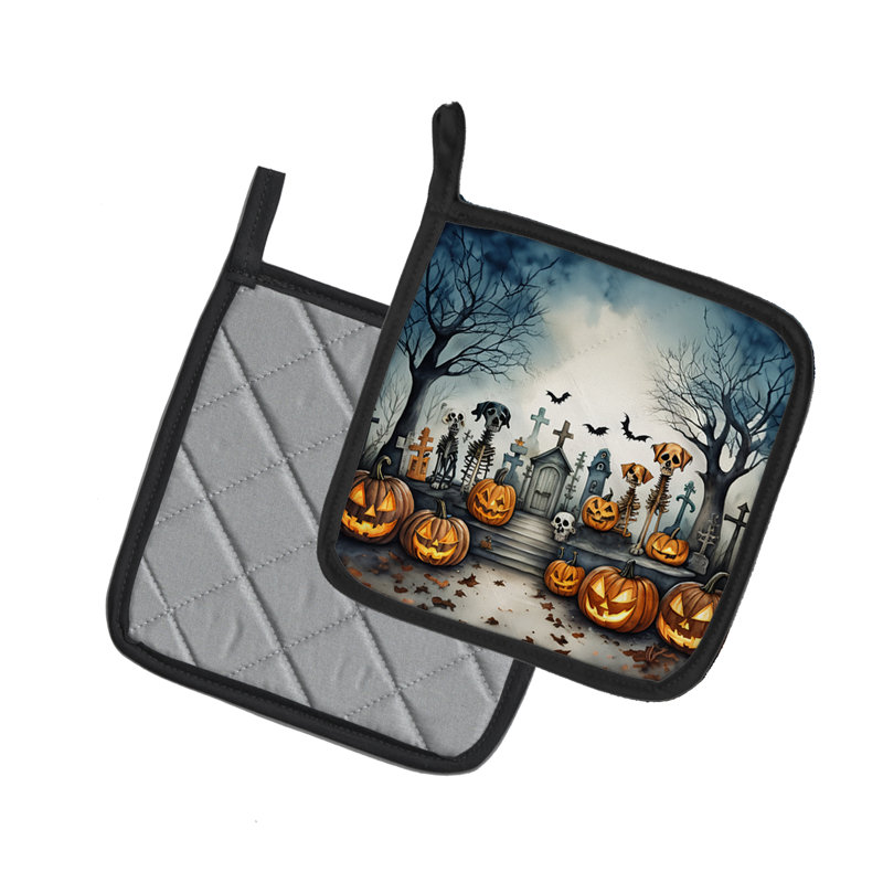 Paire de porte-pots Spooky Halloween