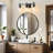 3 - Light Black Modern Luxury Dimmable Bathroom Vanity Light Mirror Headlights With Shade-146198351