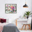 Bouquet coloré dans un vase flottant printanier, design par Petal Prints Design-519157876-519157865