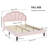 Aisaiah Velvet Upholstered Platform Bed with LED Headboard and Storage-949464353-959535758
