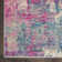 Abbate Abstract Pink/Blue/Orange/Ivory Area Rug