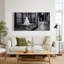 Art mural sur toile, noir et blanc-1396875469