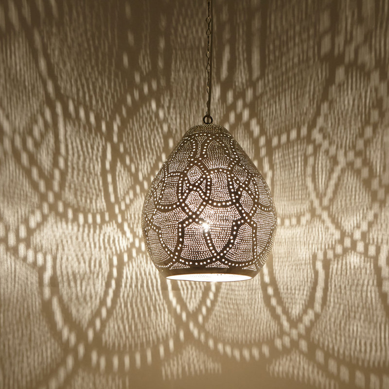 Sabara 1 - Light Single Teardrop Pendant, 32cm H x 24cm W x 24cm D