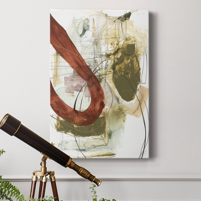 Rusted Loops I - Impression sur toile tendue, H 12 po x l 8 po x P 1 po