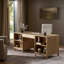 Stefano Executive Desk-Worn Oak