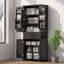 Armoire de rangement pour salle de bain avec portes et tiroir - plusieurs espaces de rangement, tablette réglable-478997290