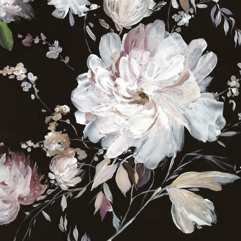 Rose récolte I, H 12 po x l 12 po