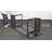 71" Industrial Dining Room Table for 6-8, Large Dinner Table Set, Rustic Wooden Kitchen Furniture, Metal Frame & Textured Finish, Rectangular Formal Tables Restaurant, Office, Conference, Living Room-1760967172