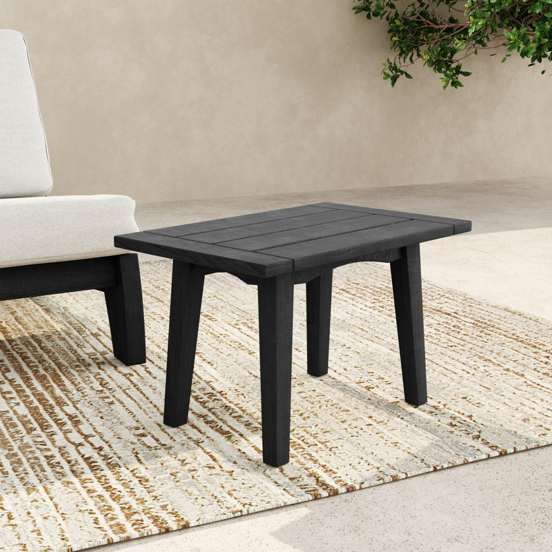Table d'appoint Jolliff, Noir, Gris