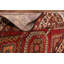 Tapis rouge à motif géométrique 5 x 10