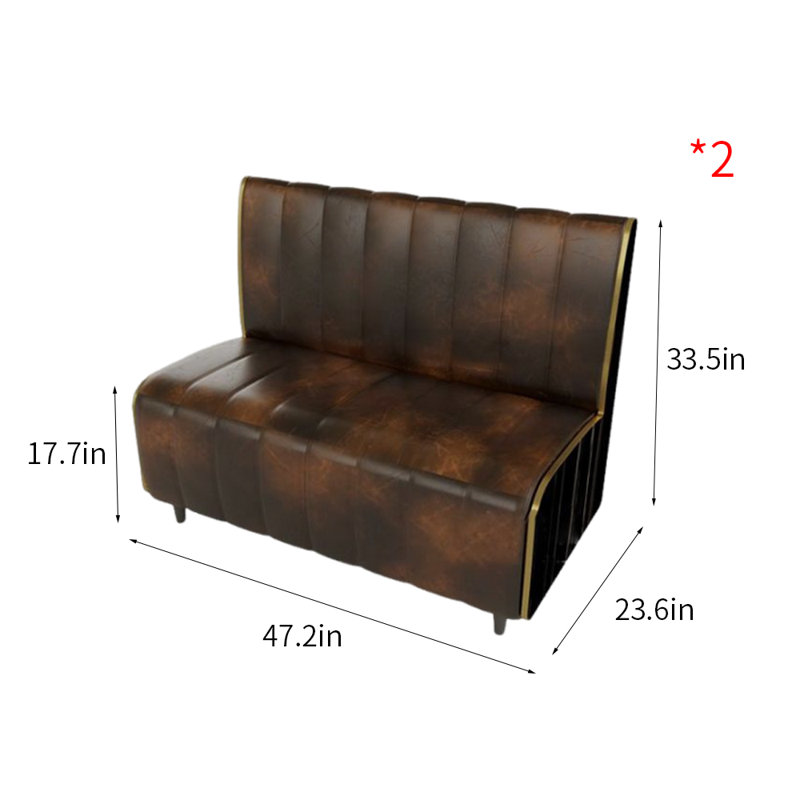 Banc de bar rétro de style industriel