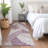 Premium Machine Washable Prisco Lavender Rug-1006417602