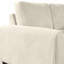 Ensemble modulaire en U avec lit escamotable et méridienne de rangement supplémentaire de couleur beige pour la maison