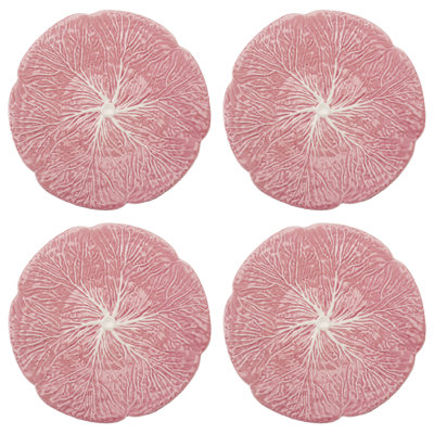 Round Stoneware Cabbage Shaped Plate