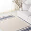 Tapis ivoire / bleu touffeté à la main à rayures Drift Lauren Ralph Lauren-81733137