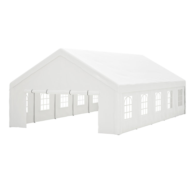 Party Tent Heavy Duty, 141.63" H x 388.78" W x 221.3" D